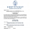 Certyfikat ISO 9001:2008 PN-N-18001:2004